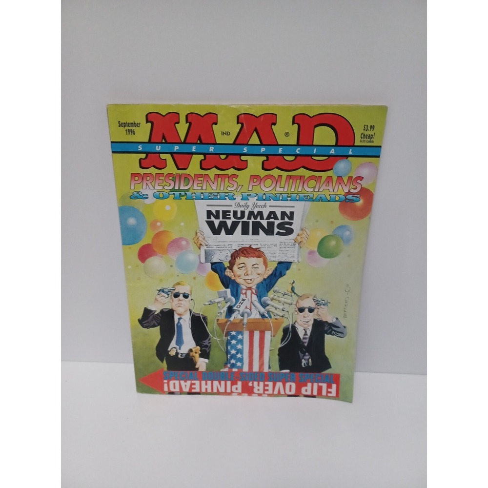 MAD MAGAZINE SuperSpecial #115 Sept 96 Presidents Politicians‎ Olympics Flipover